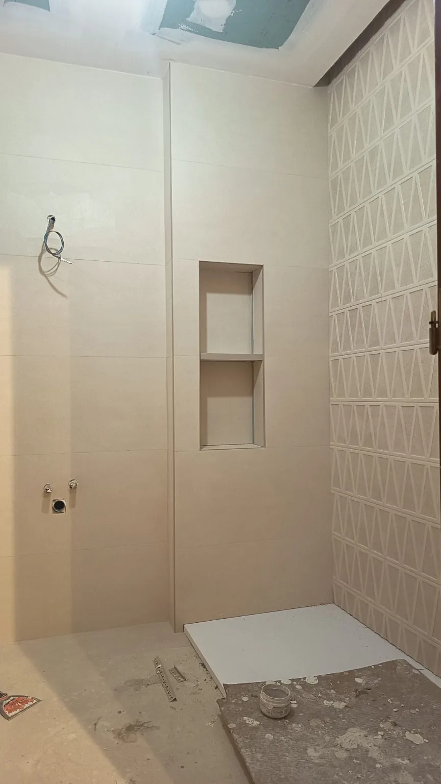 Baño en proceso